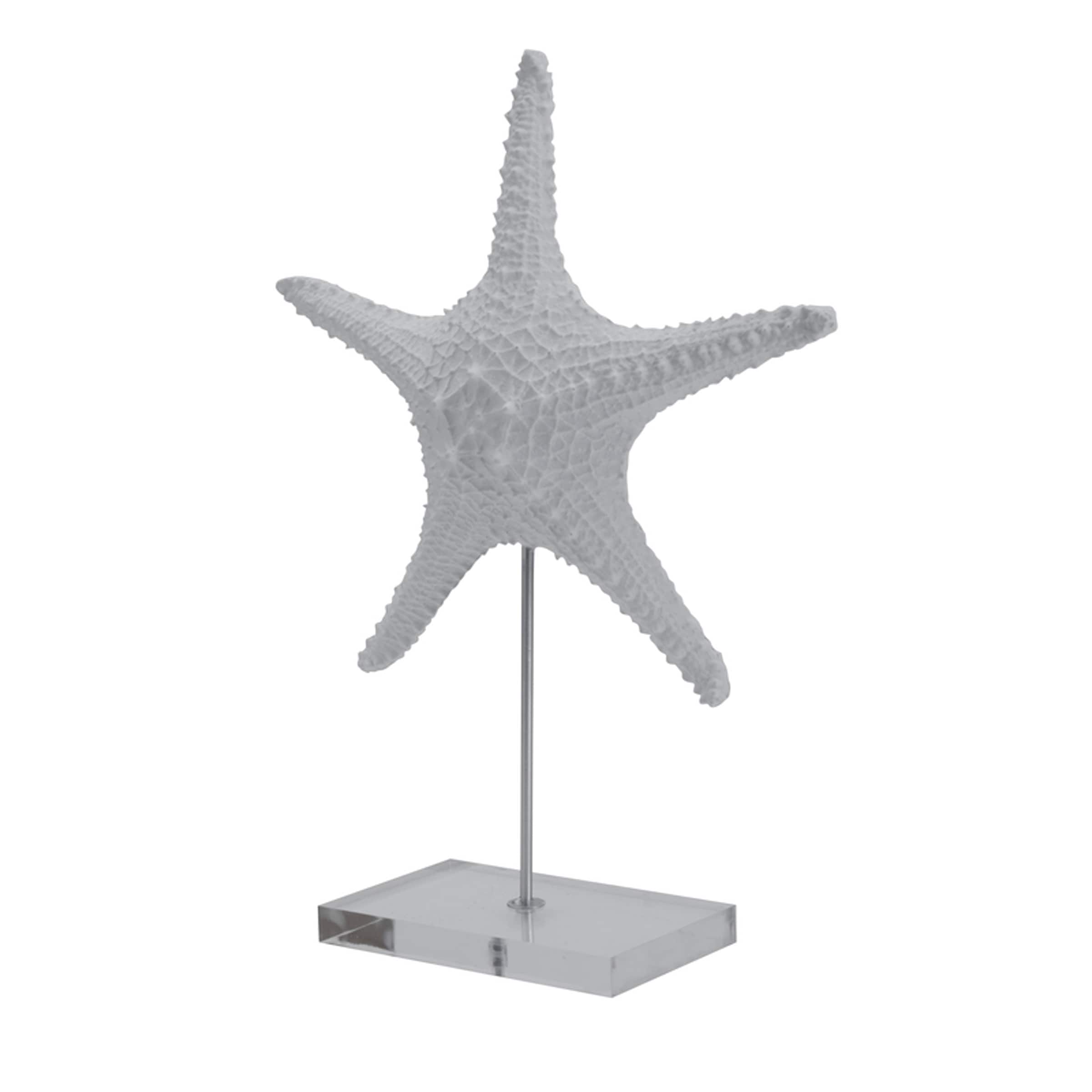 Elements Starfish Figurine, 11X14 Inch, White