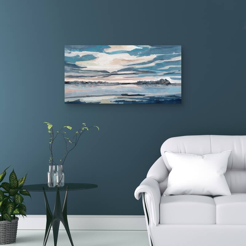 Lake Hues Canvas Art Print