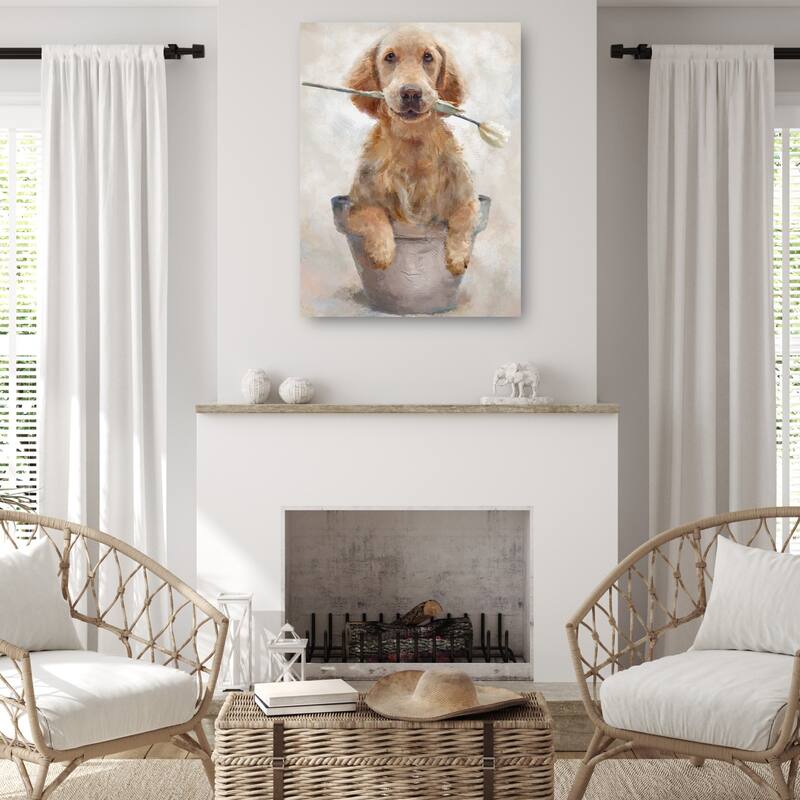 Potted Pals I By Studio Arts Canvas Art Print