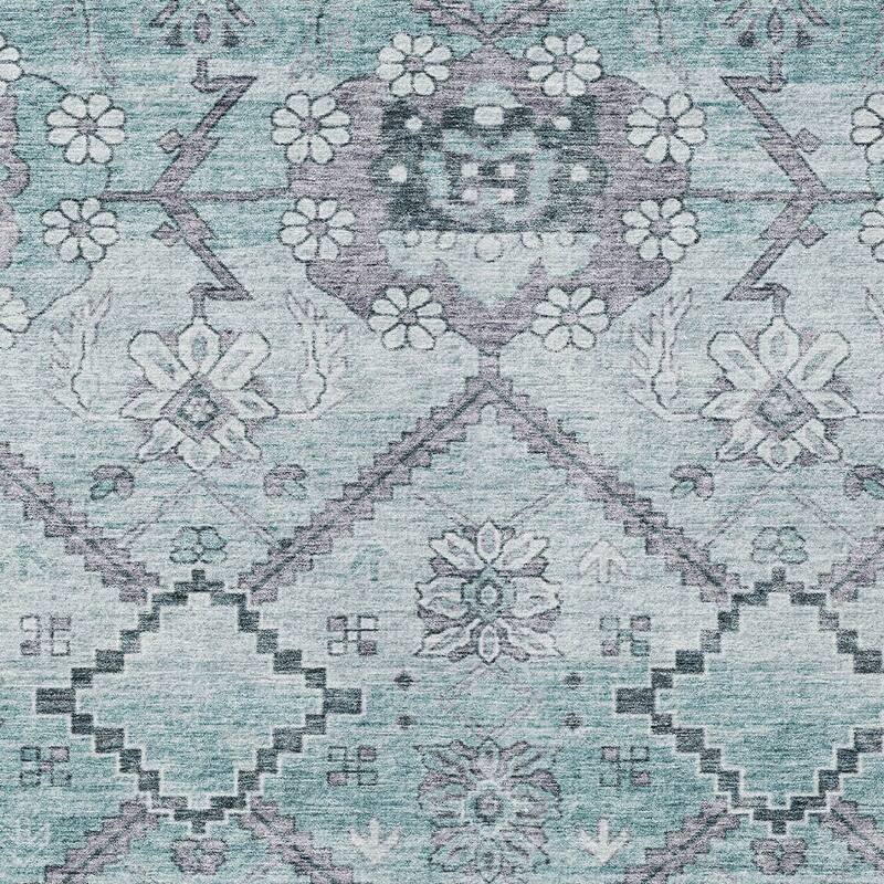 HomeRoots Floral Transitional Rectangle Outdoor Rug