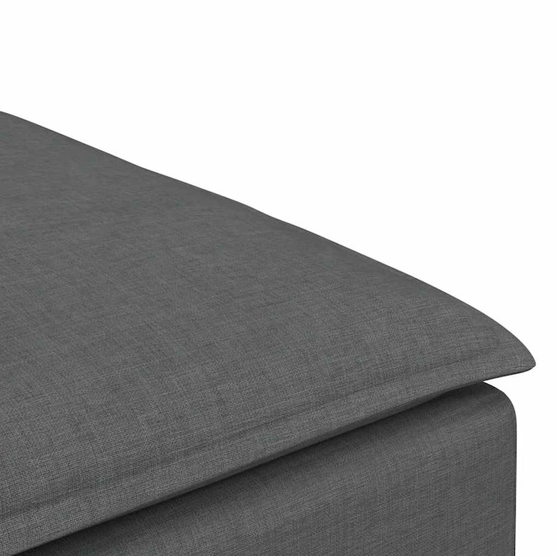 vidaXL Modular Sofa Dark Grey Fabric (100% Polyester) 39.4x39.4x18.9 in - 39.4 x 39.4 x 18.9