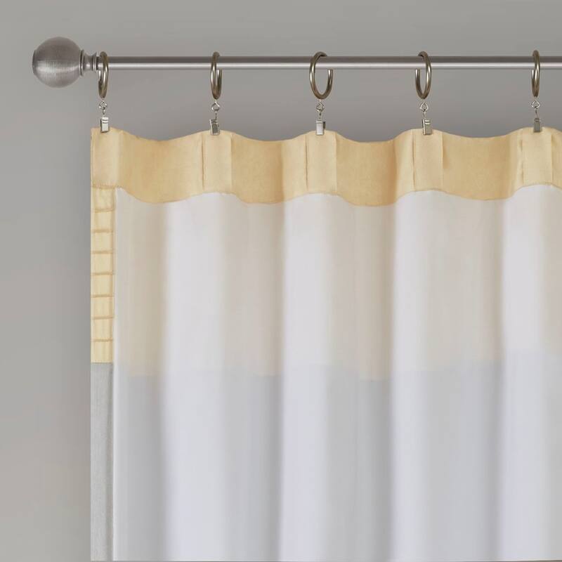 Polyoni Pintuck Curtain Panel