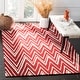 preview thumbnail 8 of 122, SAFAVIEH Handmade Cambridge Tinnie Modern Moroccan Wool Rug 3' x 5' - Red/Ivory - Rectangle
