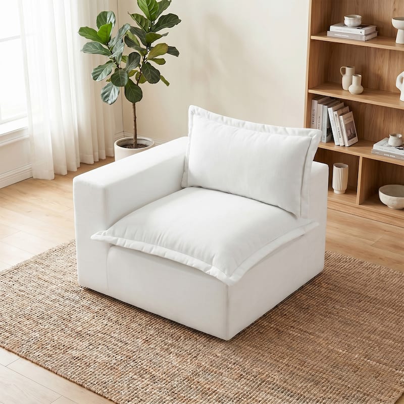 Comfy Cloud Couch Plush Modular Sectional Sofa For Living Room
