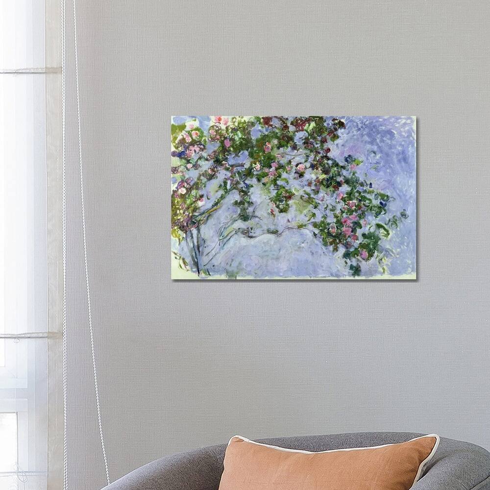 iCanvas "The Roses, 1925-26 " by Claude Monet Canvas Print