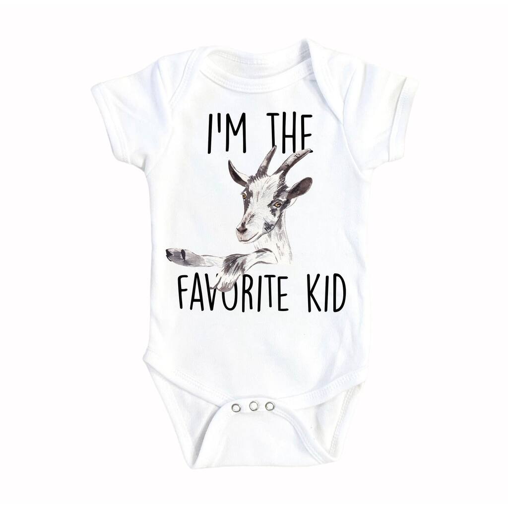 Goat Kid - Baby Boy Girl Clothes Infant Bodysuit Funny Cute Newborn