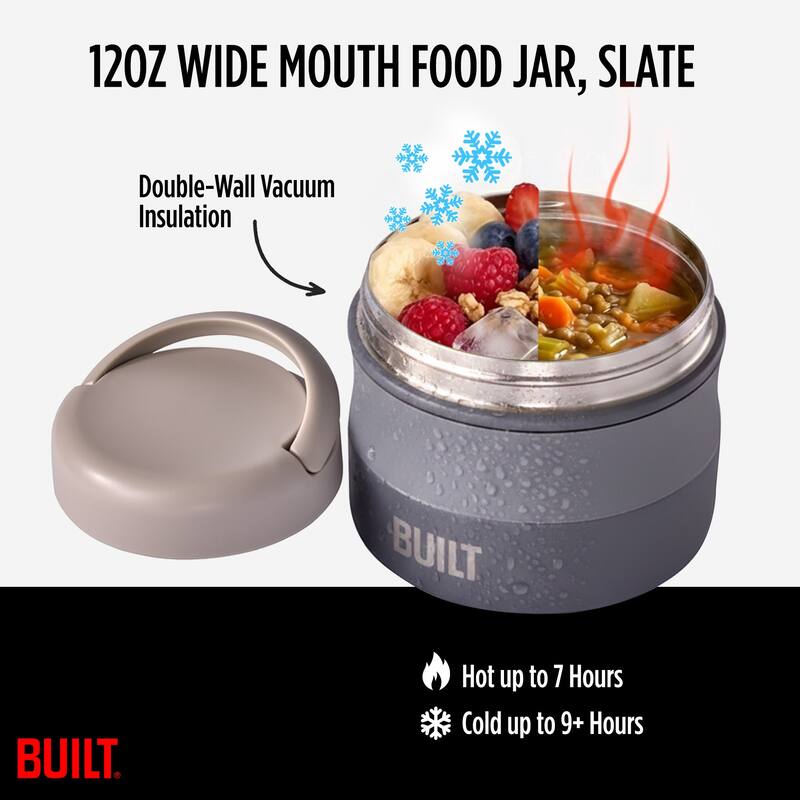 Built 12 oz Wide Mouth Food Jar - 12 oz