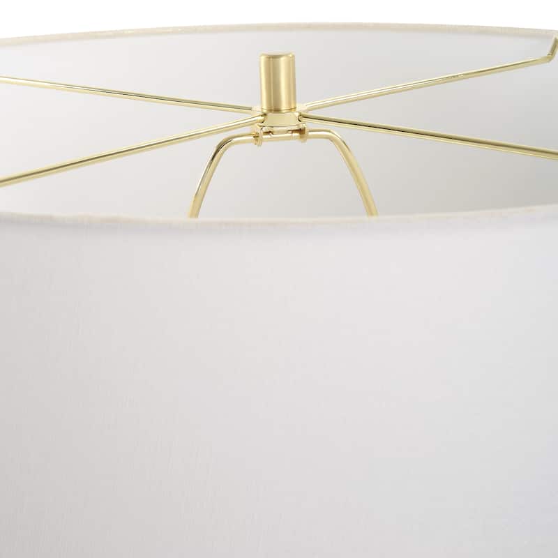 Uttermost Adelaide White Table Lamp - 29"H, Shade 11"H x 20"Dia.