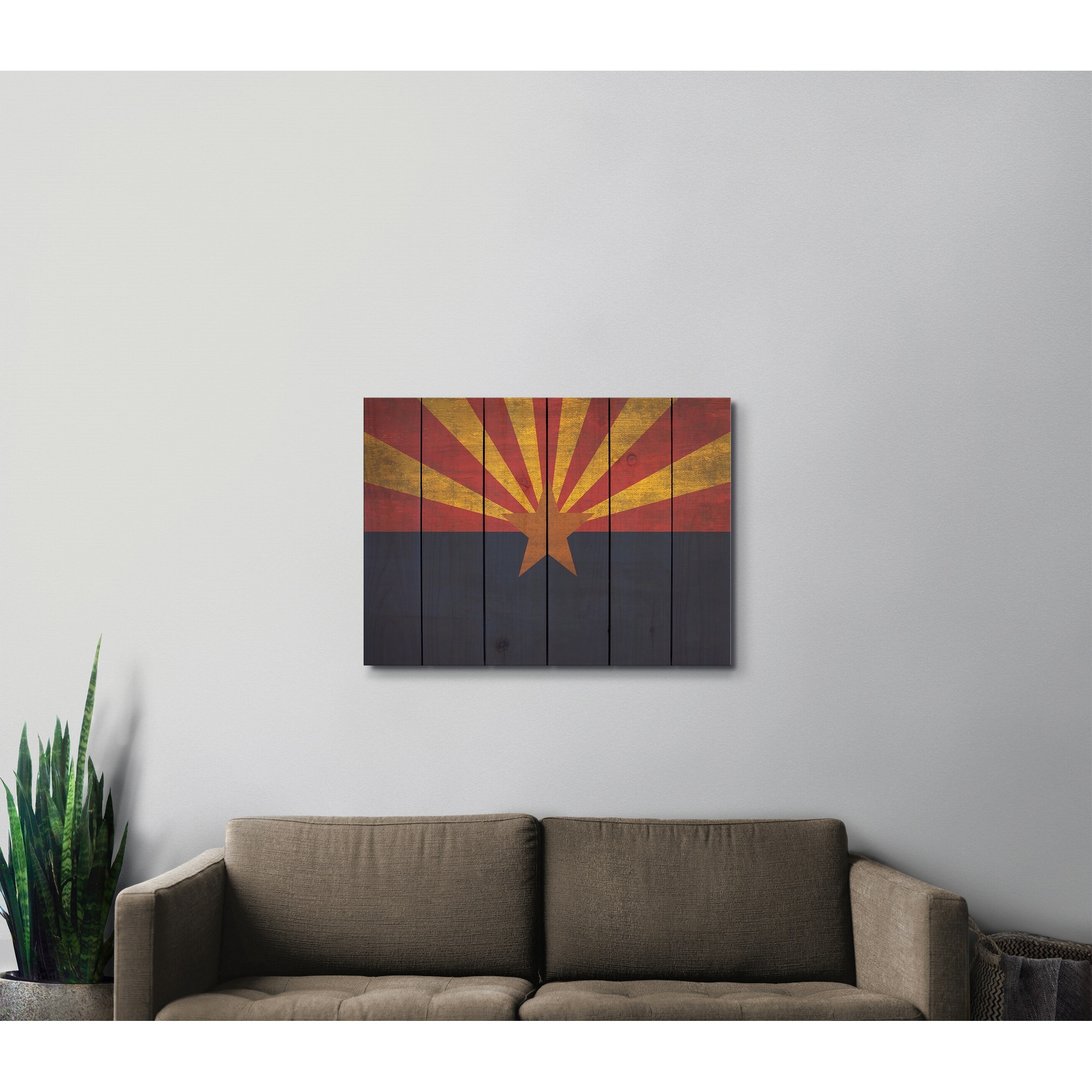 Arizona State Flag Cool Wall Decor Art Print
