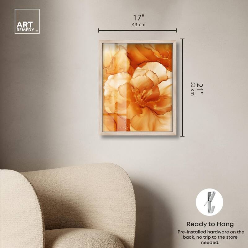Sunlit Bloom I Shadowbox by Art Remedy