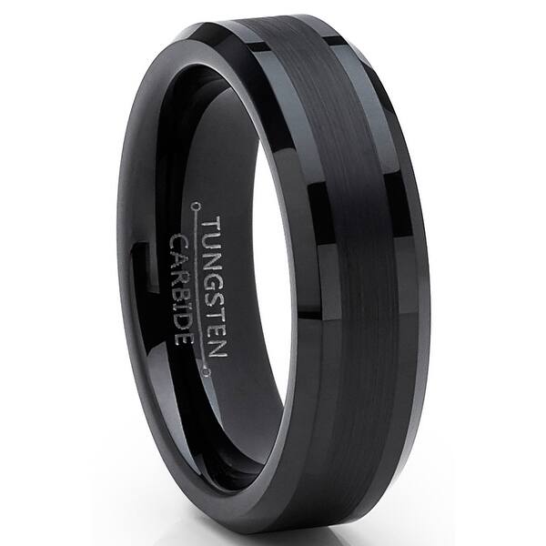 6mm TUNGSTEN CARBIDE Dome comfort fit ring size 9 or size 9.5 6mm TUNGSTEN CARBIDE Dome comfort fit ring size 9 or size 9.5