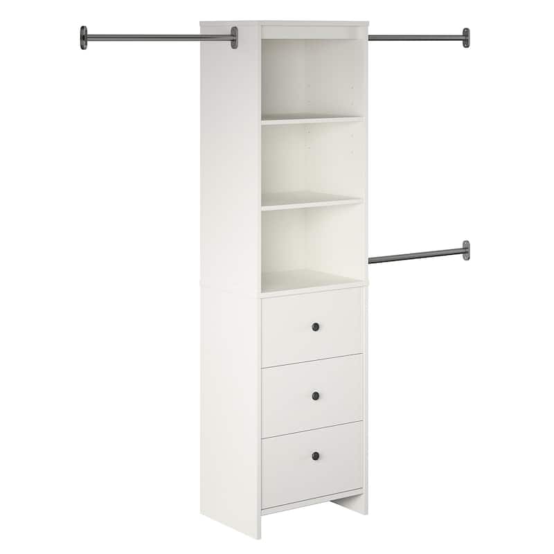 Systembuild Evolution Bodwell Closet Storage Organizer