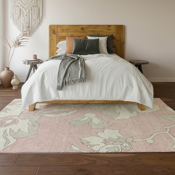 Premium Washable Super Soft Modern Floral Mayfield Rug