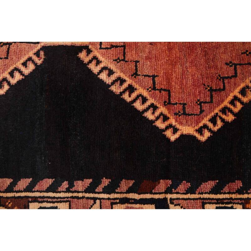 ECARPETGALLERY Hand-knotted Melis Vintage Navy Wool Rug - 3'9 x 9'4