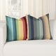 preview thumbnail 9 of 7, Siscovers Shore Stripe Solarium Indoor/Outdoor Throw Pillow