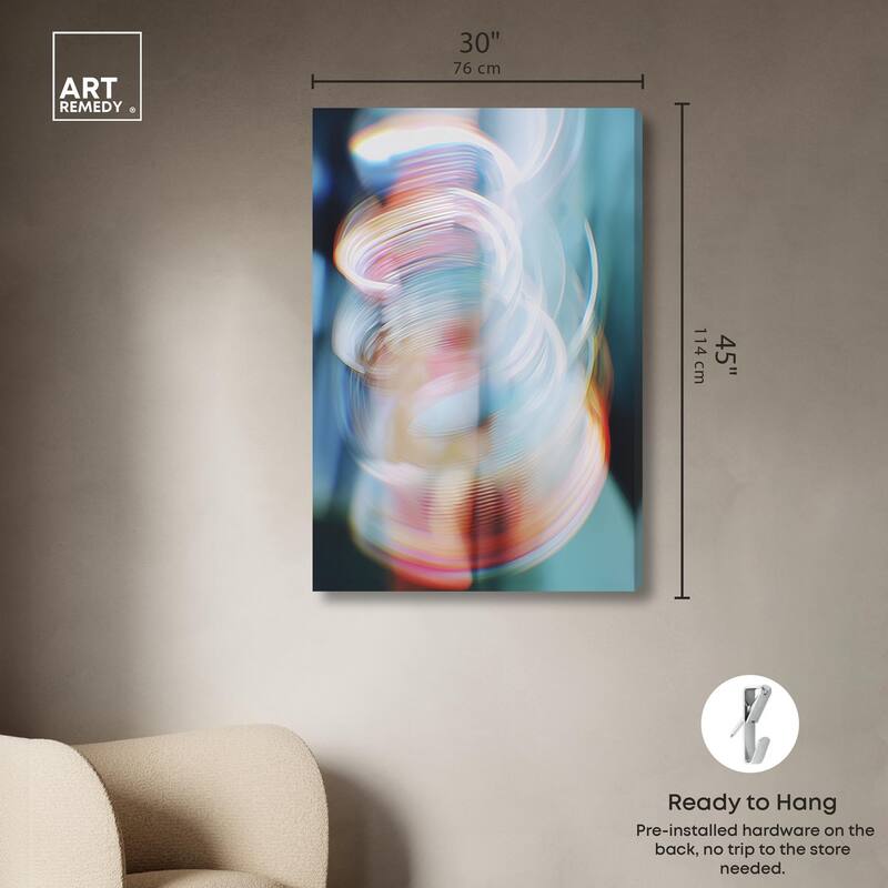 Swirling Light II Canvas by Art Remedy, Gallery Wrapped