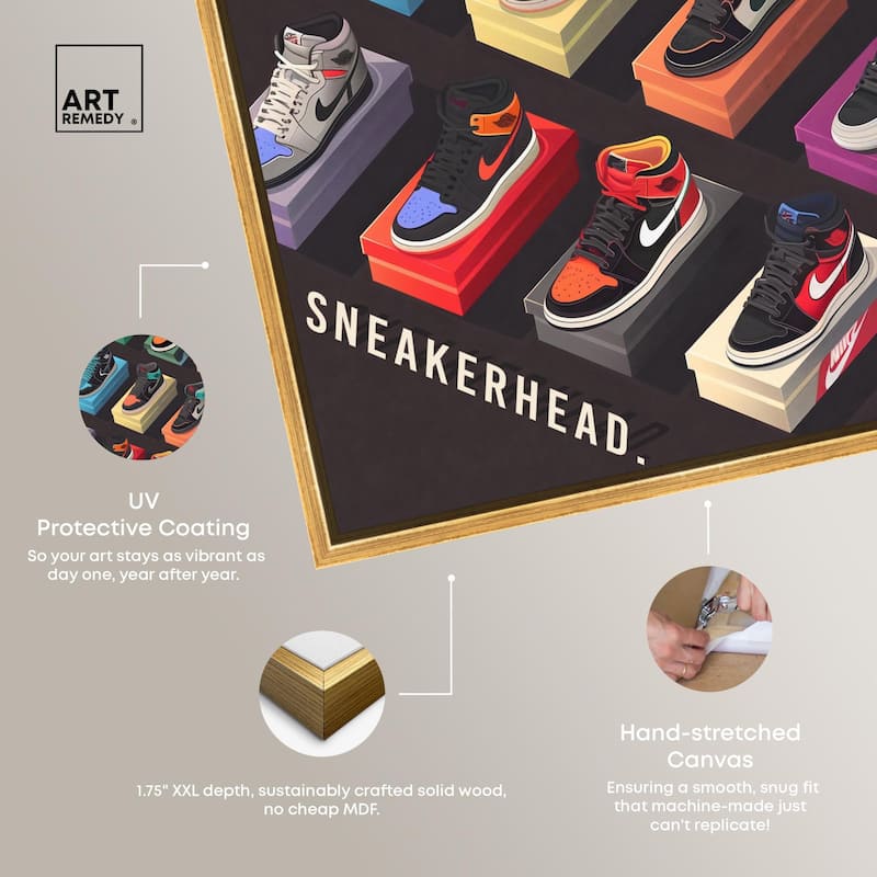 Sneaker Collection Dreams Canvas by Art Remedy