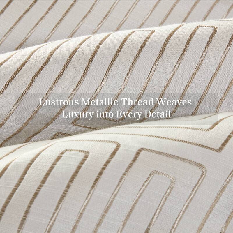 GDF Studio - Averleigh 10-Piece Queen Luxury Jacquard Comforter Set