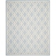 preview thumbnail 30 of 191, SAFAVIEH Handmade Cambridge Kathyrn Geometric Wool Rug 12' x 18' - Light Blue/Ivory