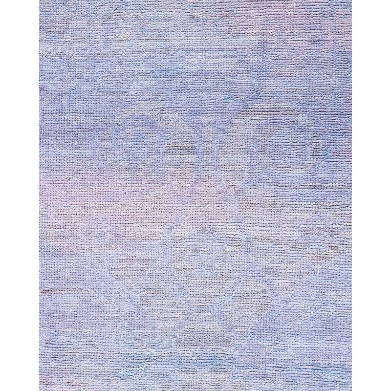 Vibrance, One-of-a-Kind Hand-Knotted Area Rug - Gray, 5' 10" x 8' 10" - 5' 10" x 8' 10"