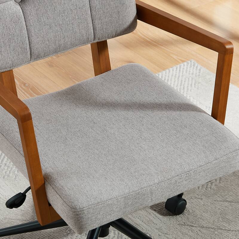 Art Leon Swivel Accent Home Office Chair with Adjustable Height