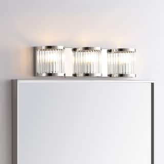 SAFAVIEH Lighting Maverick Three Light LED Wall Sconce - 19"x3.3"x4.8"