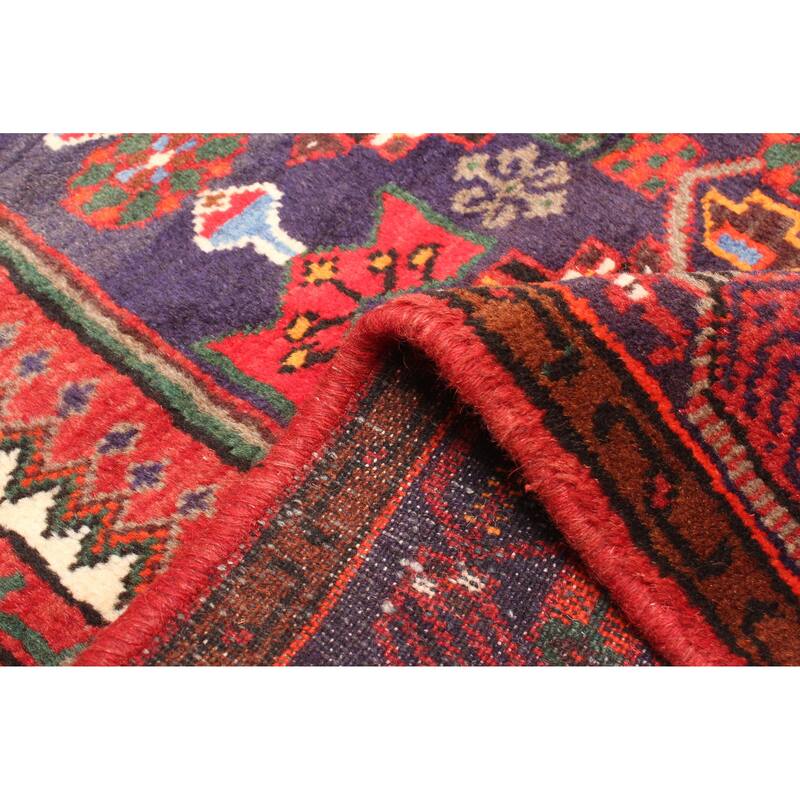 ECARPETGALLERY Hand-knotted Andelz Red Wool Rug - 4'0 x 6'8