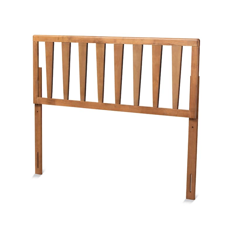 Duncan Contemporary Ash Walnut Finished Wood Headboard - Full