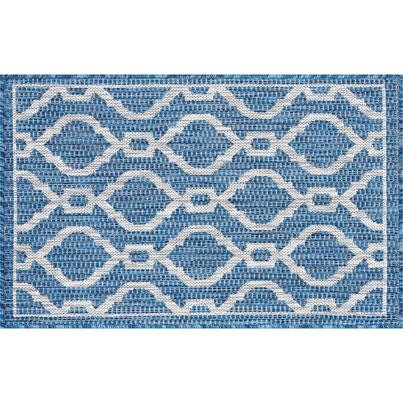 Colonnade Transitional Geometric Indoor/Outdoor Area Rug