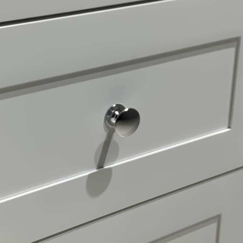 Set of 2 pcs white 3 Drawer Nightstand