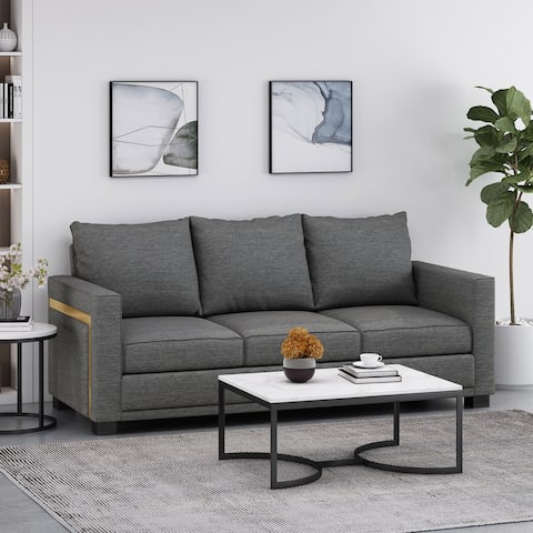 Clarkdale Indoor Upholstered 3 Seater Sofa by Christopher Knight Home