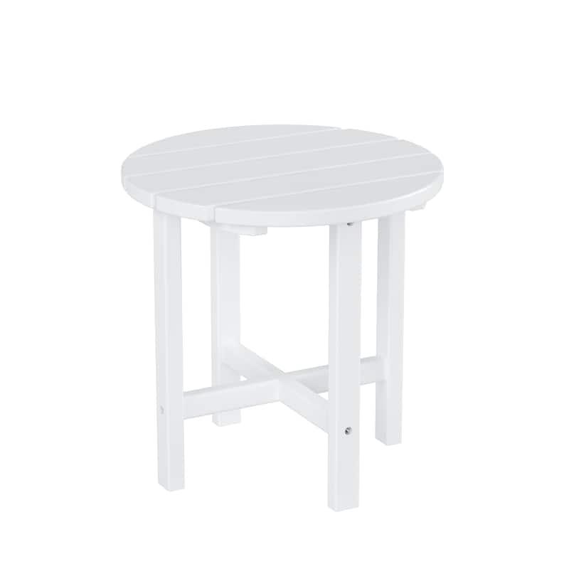 Laguna Hdpe All Weather Outdoor Patio Rocking Chair With Side Table (2-Piece Set)