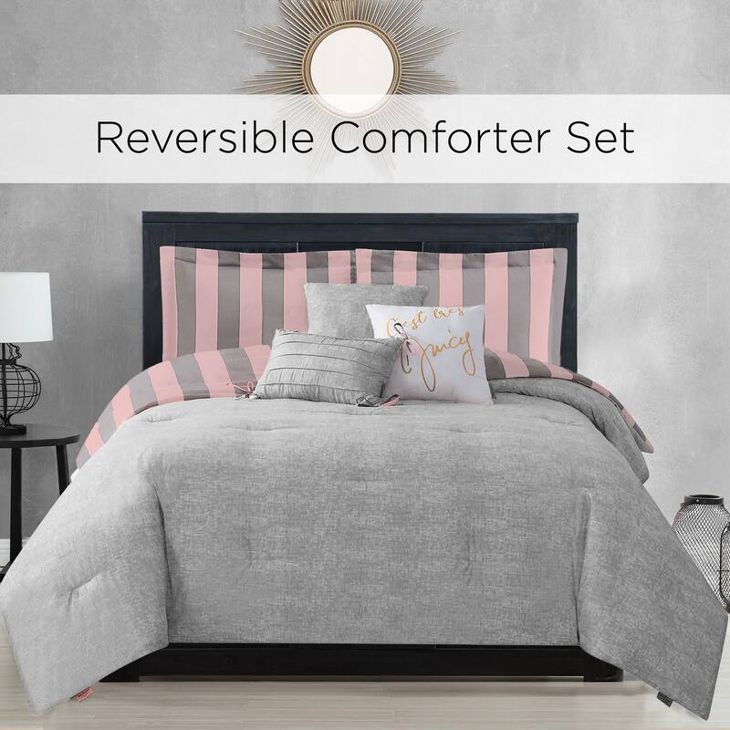 Juicy Reversible Cabana Stripe Bedding Set