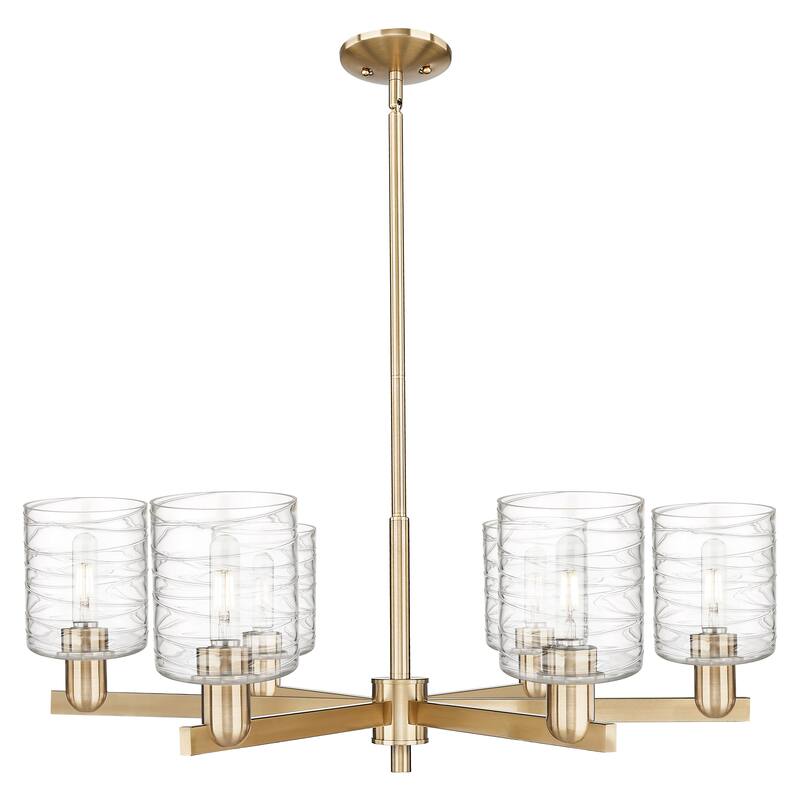 Innovations Lighting Endless Possibilities Arcadia - Cobbleskill - 6 Light 35" Stem Hung Chandelier