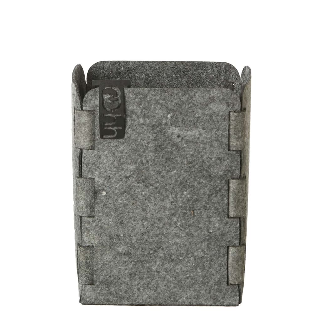 Pencil Holder Grey Eco-Felt Finish- A