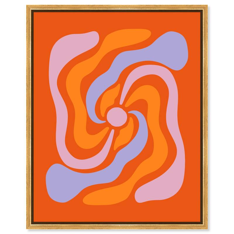 To Paste the Petals Canvas by Art Remedy - 36" x 45" - Gold