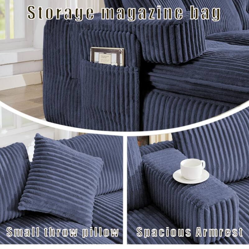 149" Oversized Sectional Couches U Shaped Modular sofa