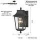 preview thumbnail 8 of 7, The Great Outdoors 73341 Altimeter 13" Tall Outdoor Wall Sconce with