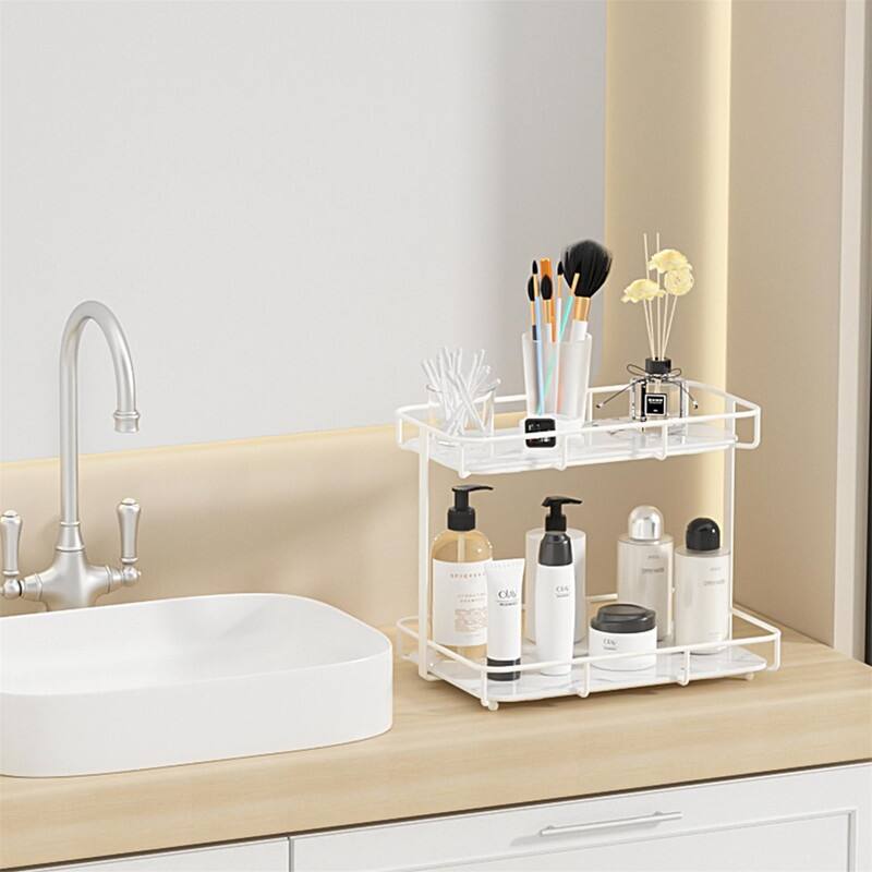 Bathroom Organizer Countertop - 7.48"D x 11.41"W x 10.03"H
