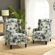 preview thumbnail 1 of 63, HULALA HOME Damaris Mid-Century Modern Manual Pushback Recliner with Wingback Design Set of 2