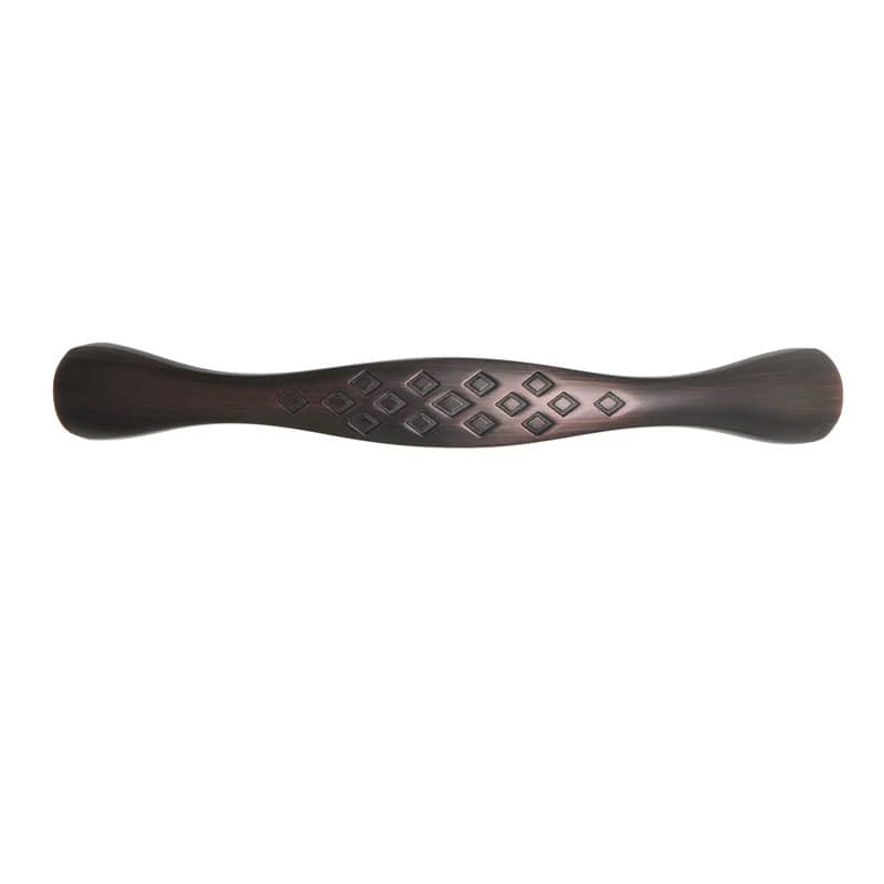 Utopia Alley Diamond Pull Handle - Decorative Oil Rubbed Bronze Cabinet Drop Pull Handles, 5.1" Center to Center