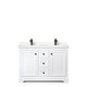 preview thumbnail 16 of 58, Avery 48 Inch Double Vanity, Cultured Marble Top