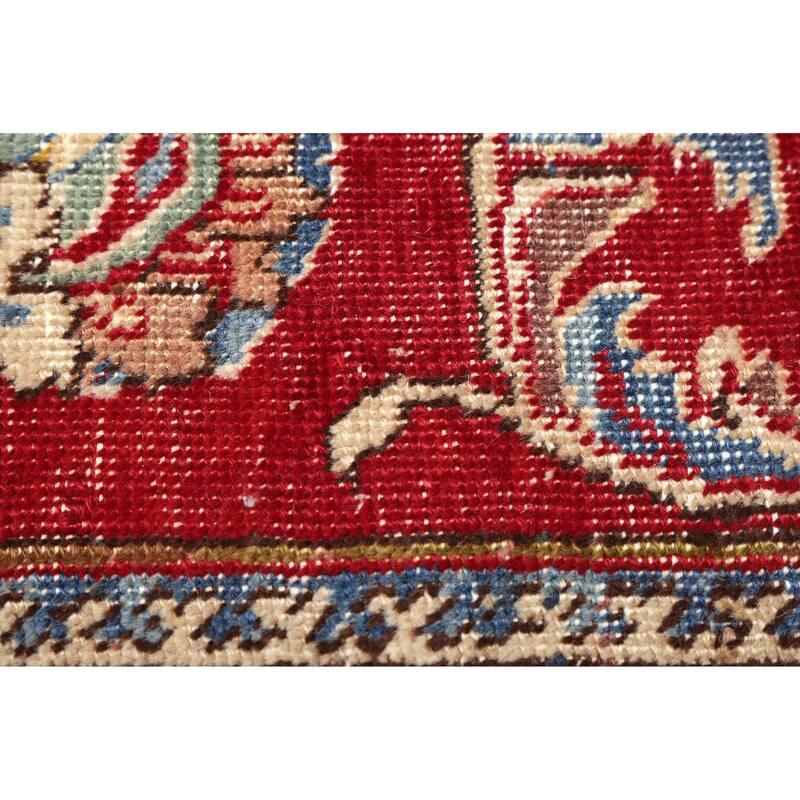 ECARPETGALLERY Hand-knotted Antalya Vintage Red Wool Rug - 8'4 x 11'5