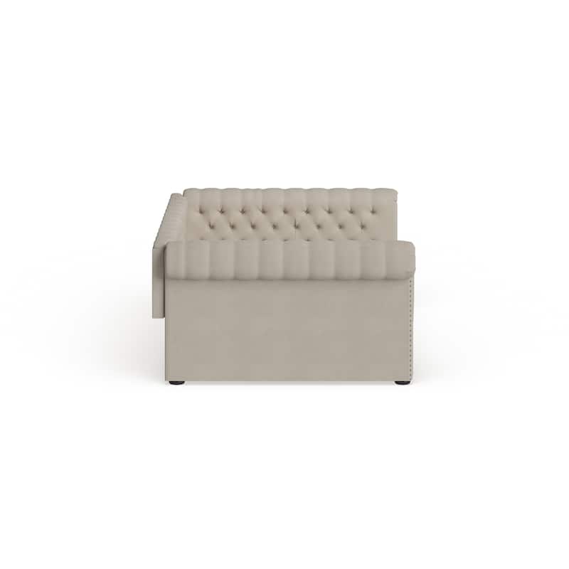 Furniture of America Filt Contemporary Daybed with Twin Trundle Set