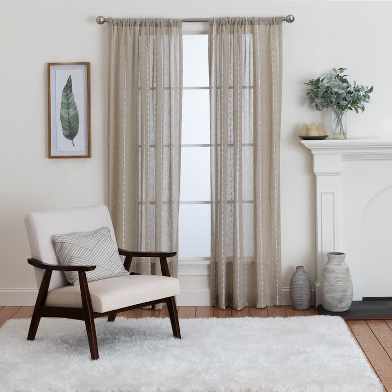 Miller Curtains Rosario Rod Pocket Panel