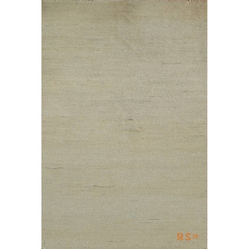 Gabbeh Modern Foyer Rug Accent Handmade Wool Carpet - 2'7"x 3'11"