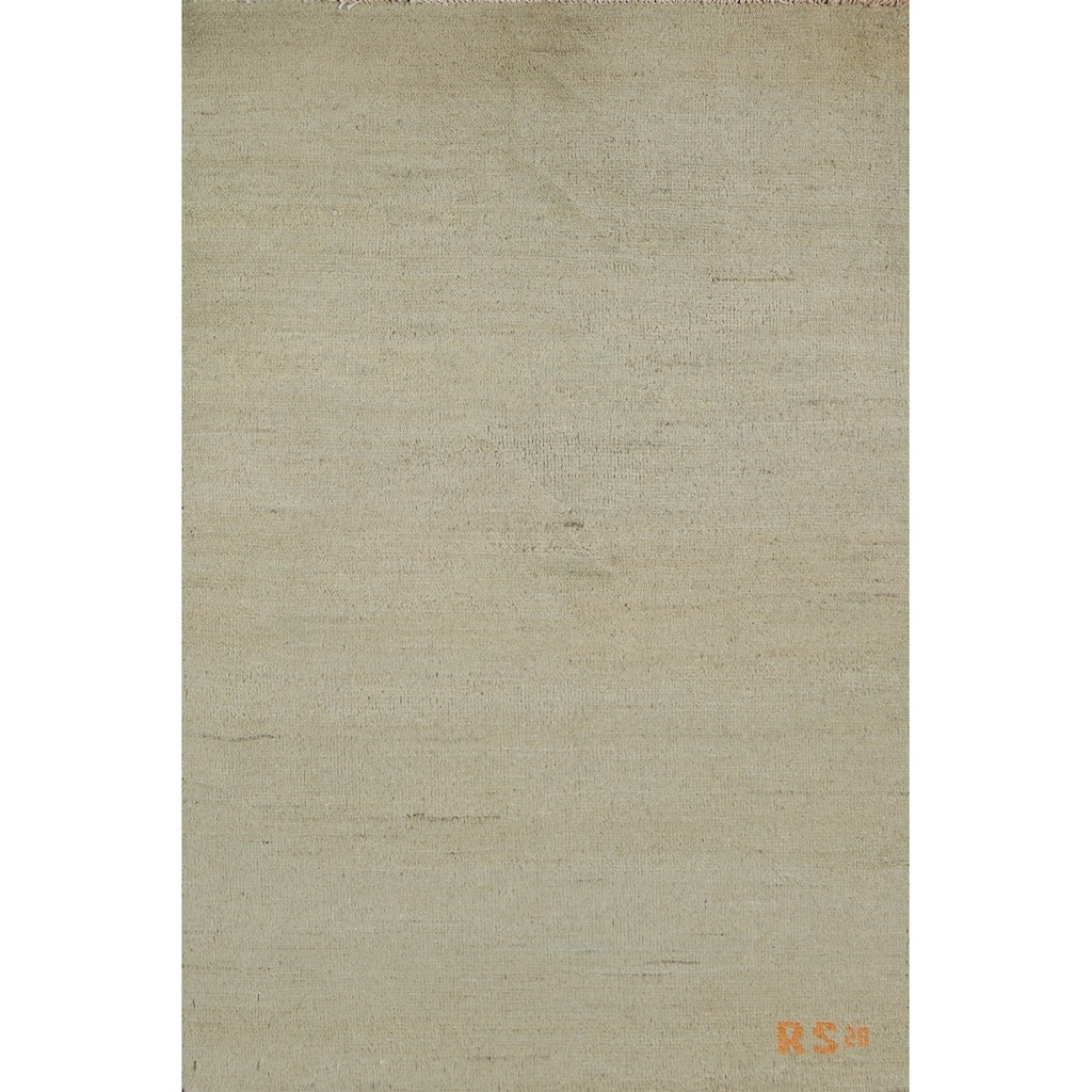 Gabbeh Modern Foyer Rug Accent Handmade Wool Carpet - 2'7"x 3'11"