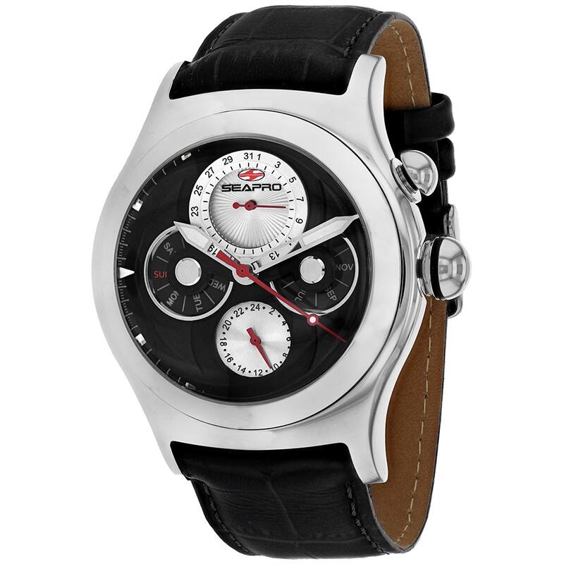 Seapro Men's Chronoscope Black Dial Watch - SP0131 - 6 (36)