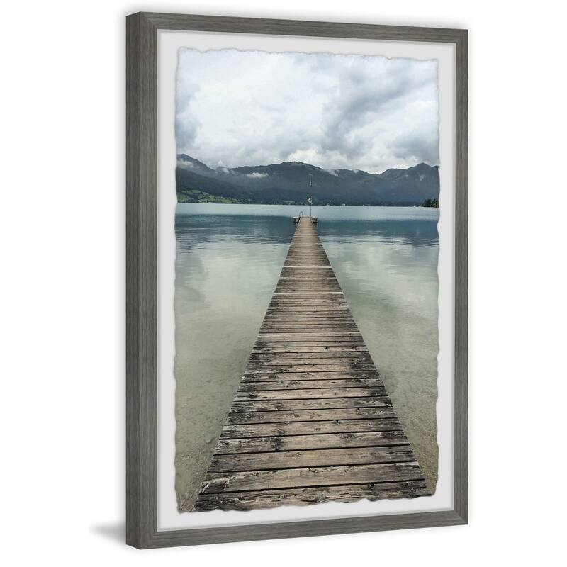 Bridge Beyond Reach Framed Wall Art, Elegant Home Touch - Sophisticated Artwork for Refined Décor