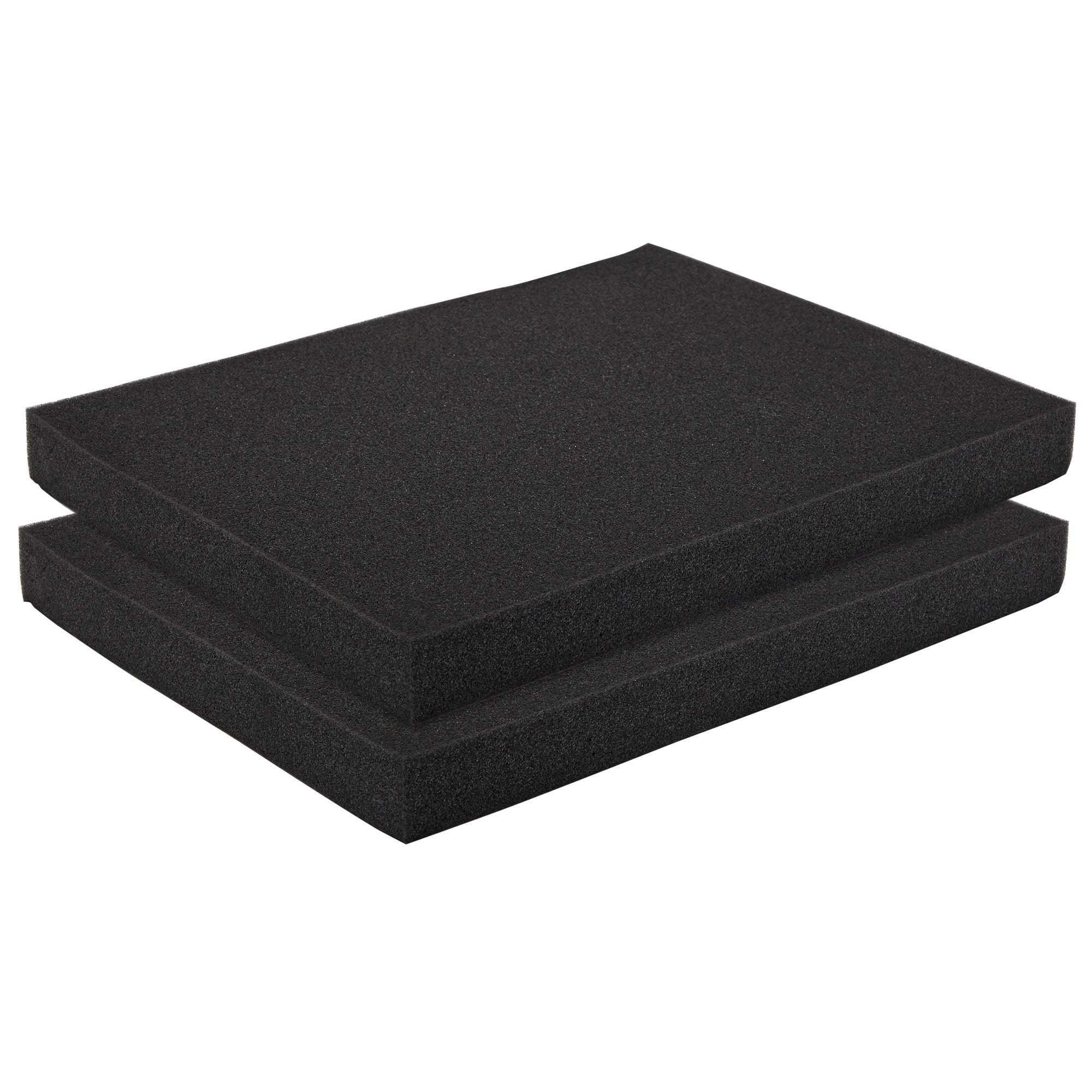 2 Pack Customizable 2 Inch Polyethylene Foam Insert Sheets for